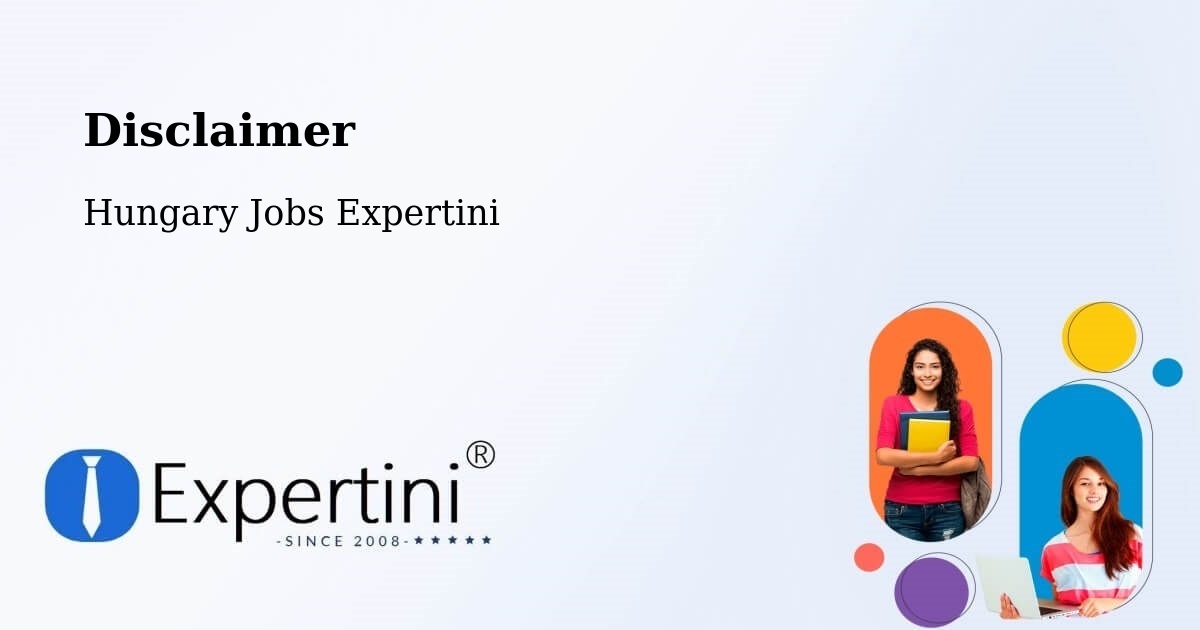 Disclaimer – Abda - Hungary Jobs Expertini